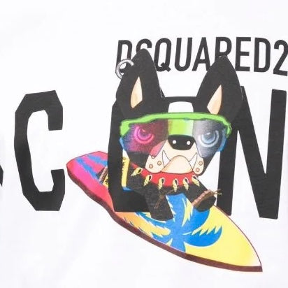 Dsquared2 Icon Dog T-shirt - White