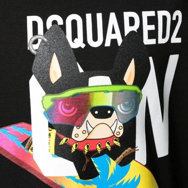 Dsquared2 Icon Dog T-shirt - Black