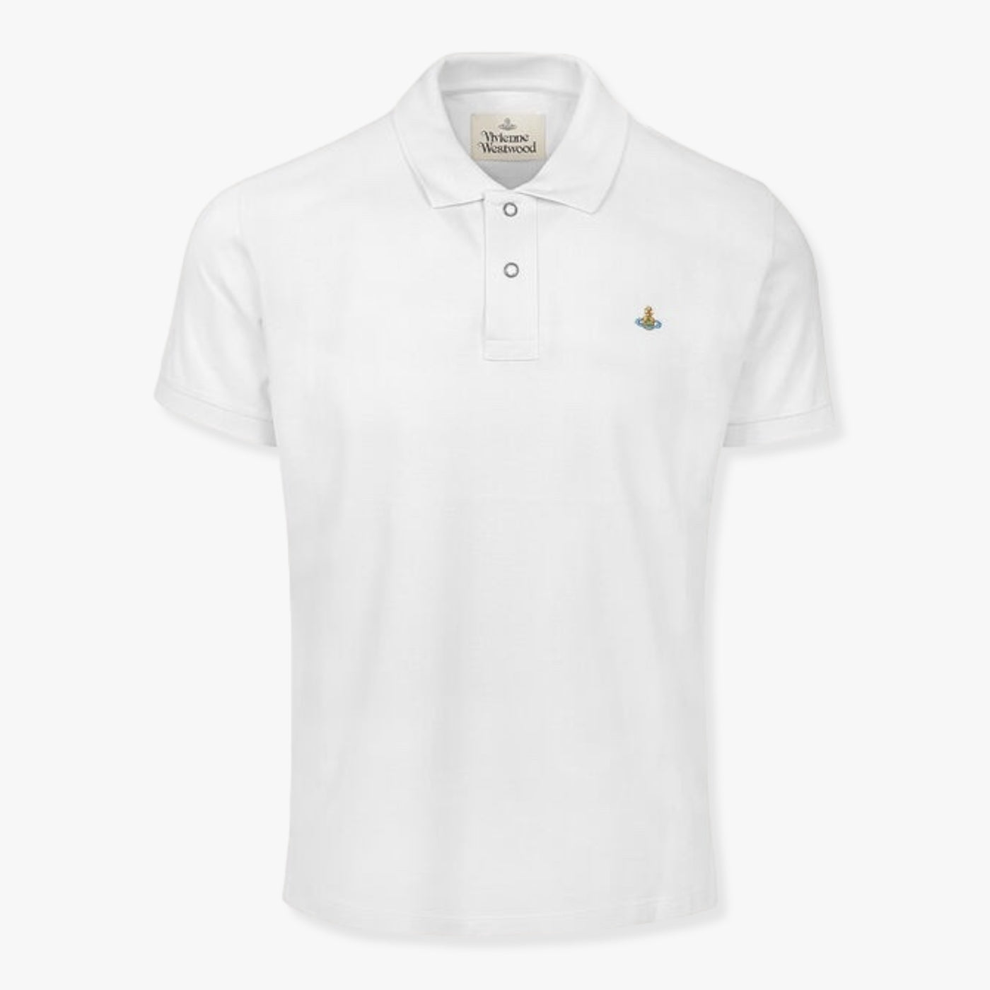 Vivienne Westwood Classic Short Sleeve Polo - White