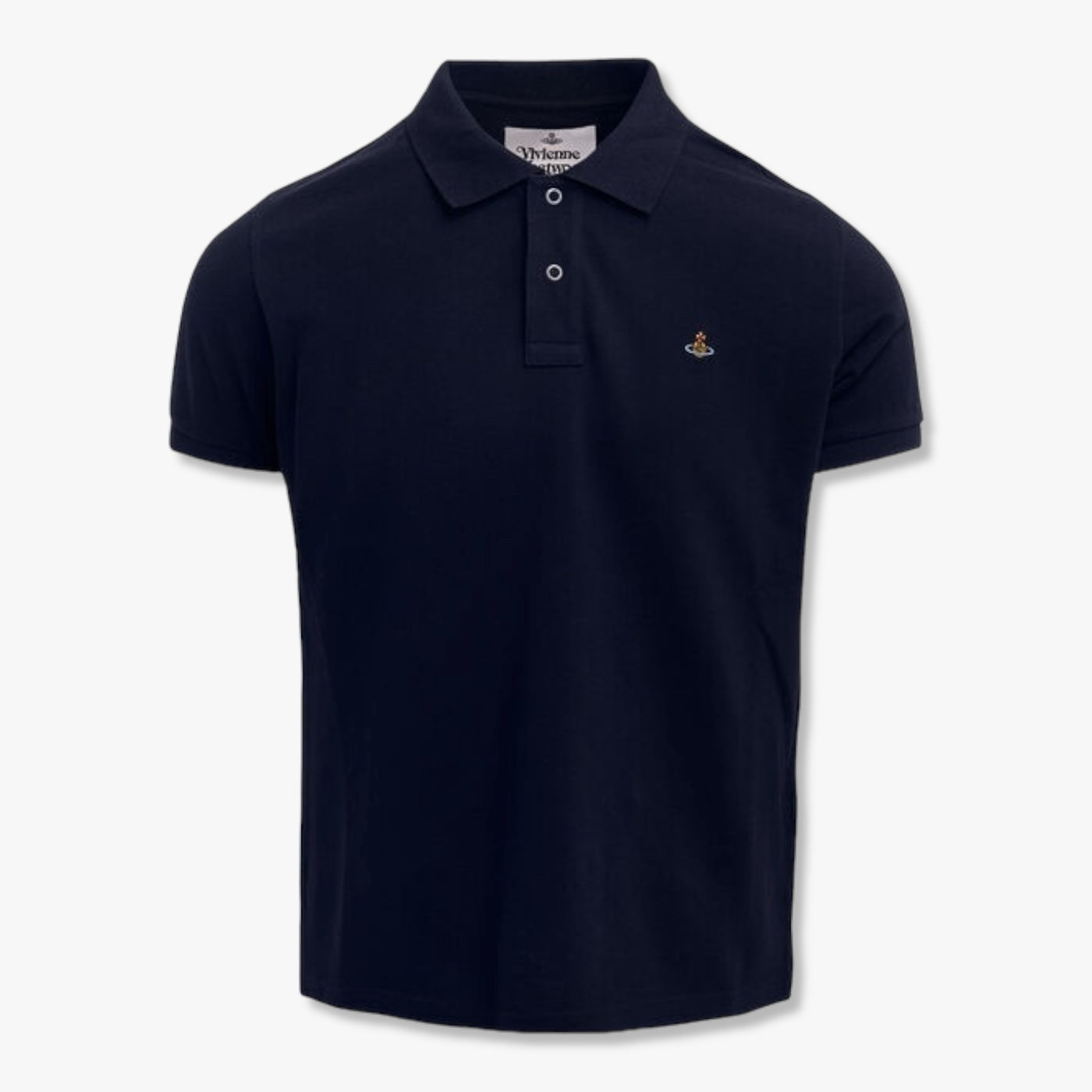 Vivienne Westwood Classic Short Sleeve Polo - Navy