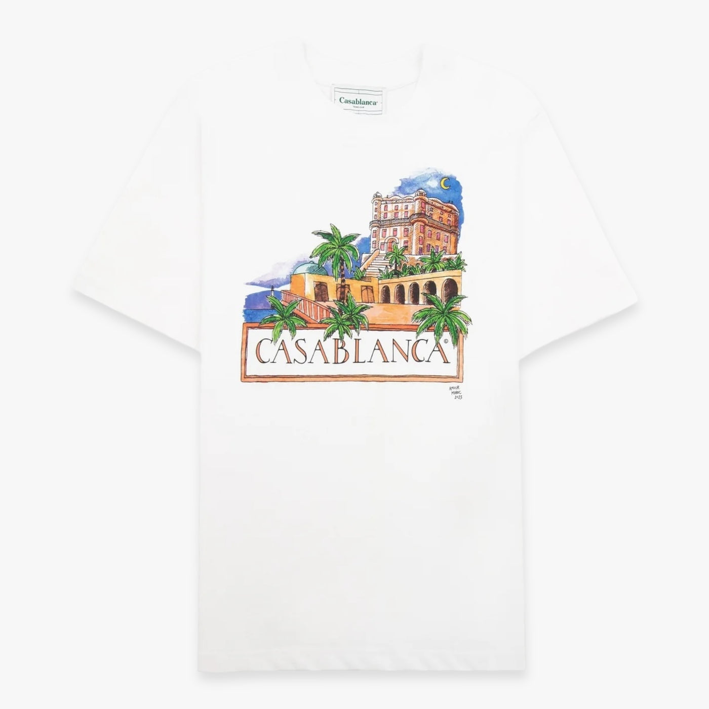 Casablanca Amour Maroc T-shirt - White