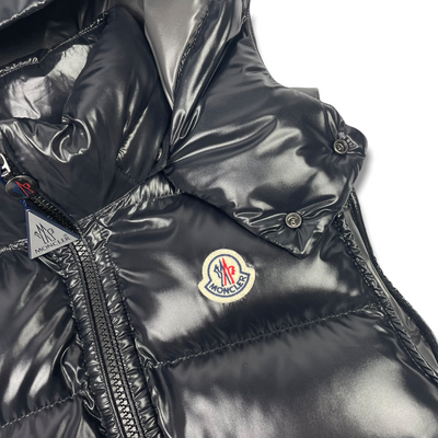 Moncler Bormes Hooded Down Gilet - Black