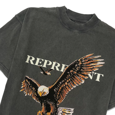 Represent Pioneers of Power Eagle T-shirt - Grey