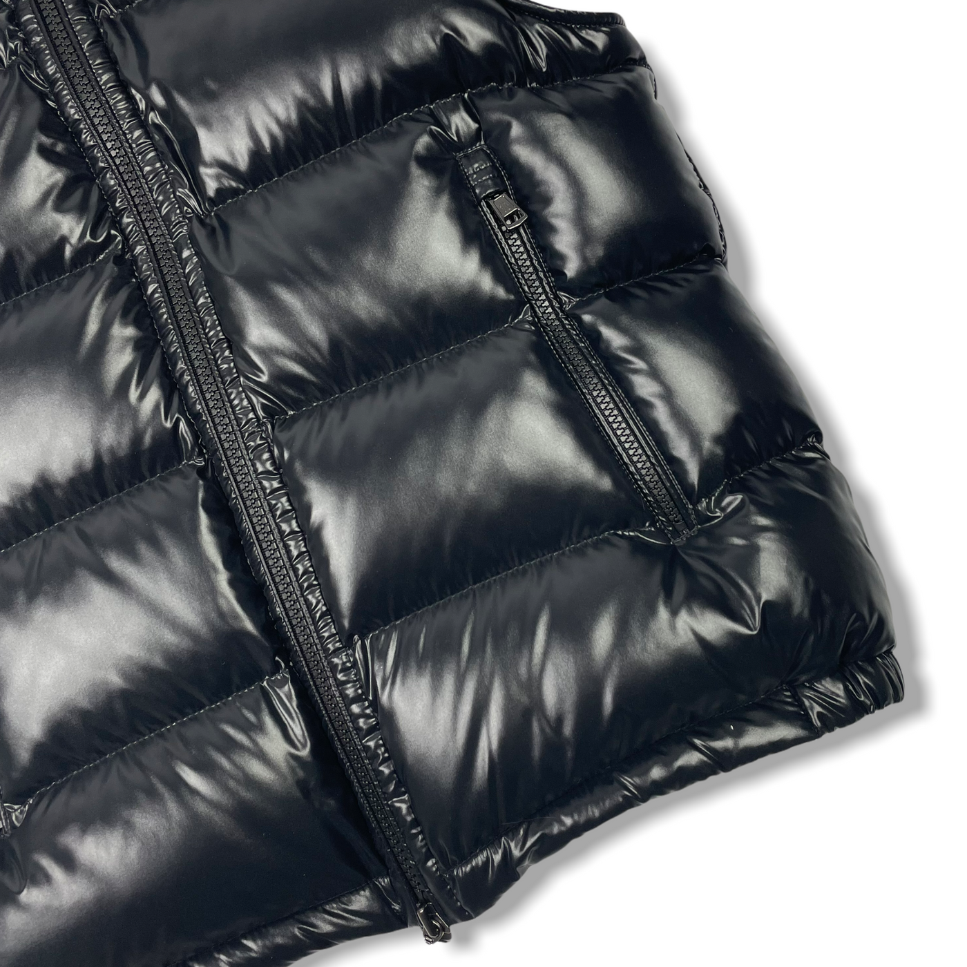 Moncler Bormes Hooded Down Gilet - Black