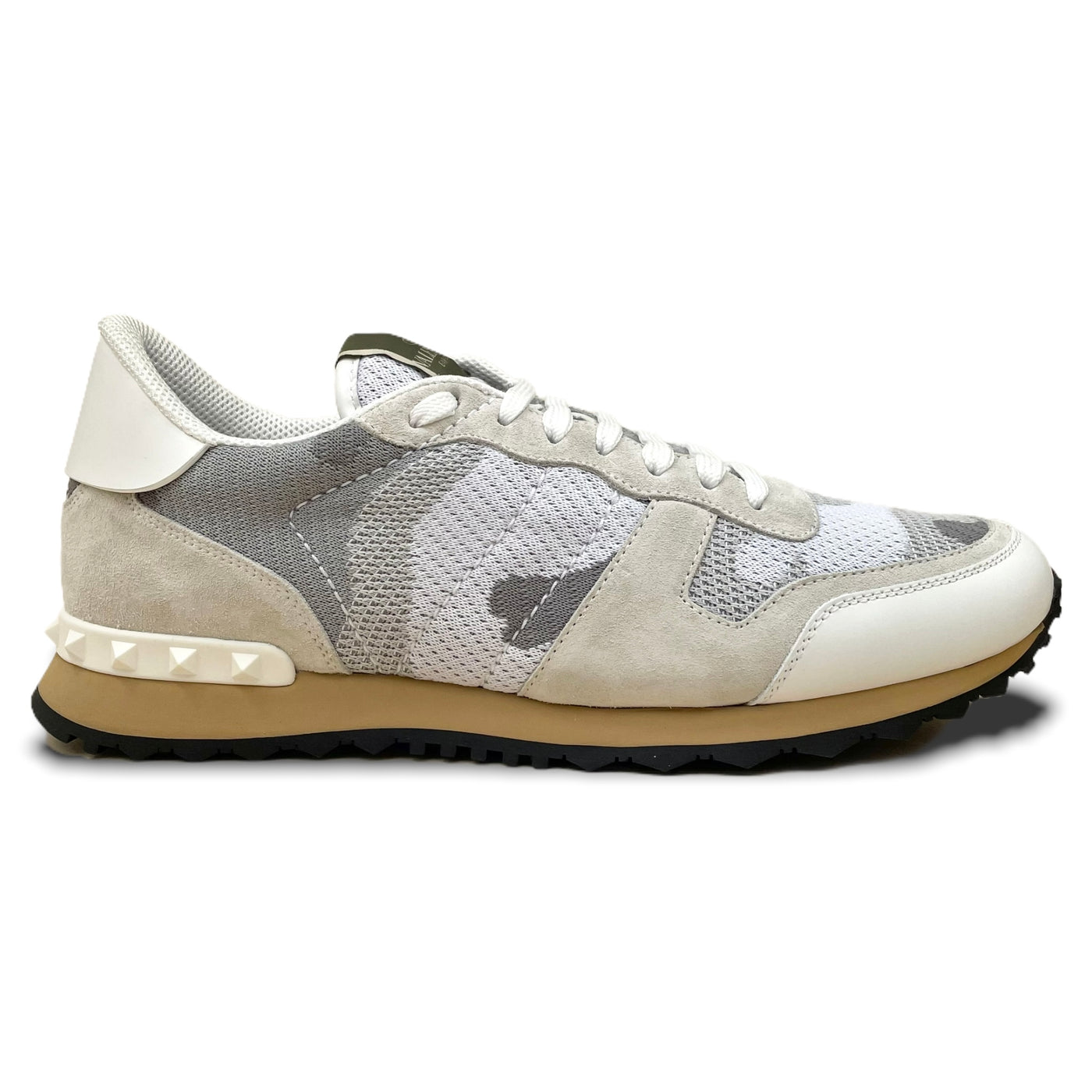 Valentino Camo Mesh Rockrunner - White