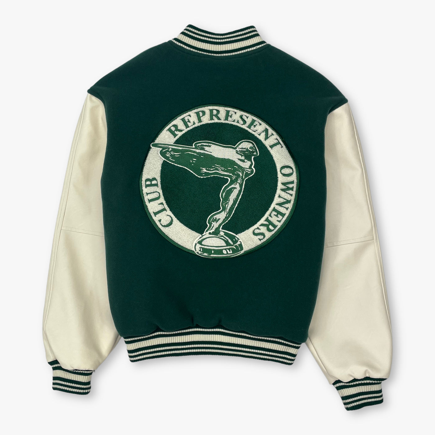 Represent Owners Club Varsity Jacket - Green