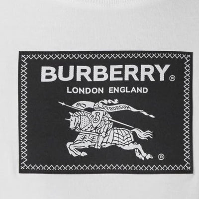 Burberry RoundWood Label T-shirt - White (Read Description)