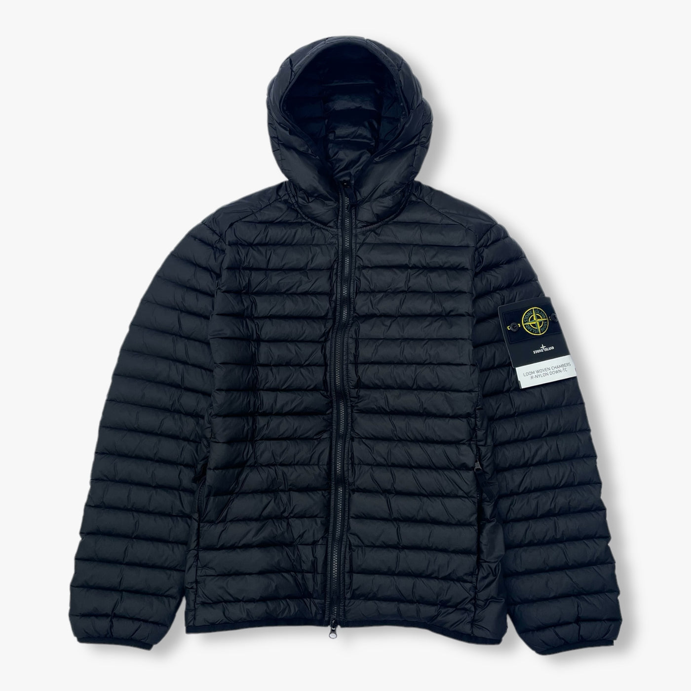 Stone Island Lightweight Hooded Down Jacket - Black